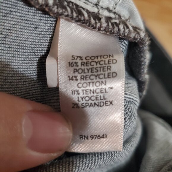 J.Jill Jeans Womens Size 16 Gray Boyfriend Straight Leg Ankle Stretch Denim - Picture 5 of 14